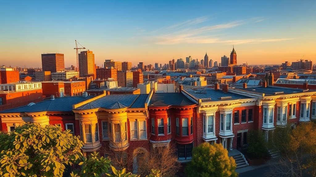Federal Hill neighborhood in Baltimore